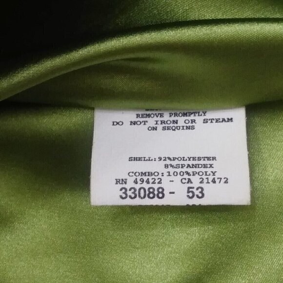 JESSICA McCLINTOCK GUNNE SAX Strapless A-Line Bubble Hem Dress Sz 11 Sequins NWT - Picture 9 of 12